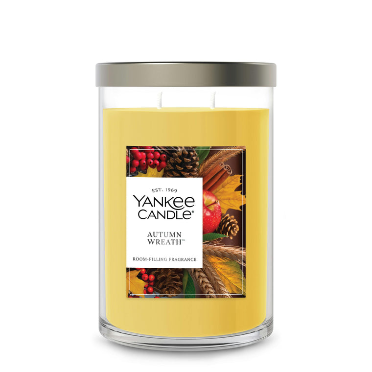 Autumn Wreath™ Large Tumbler Candle V9