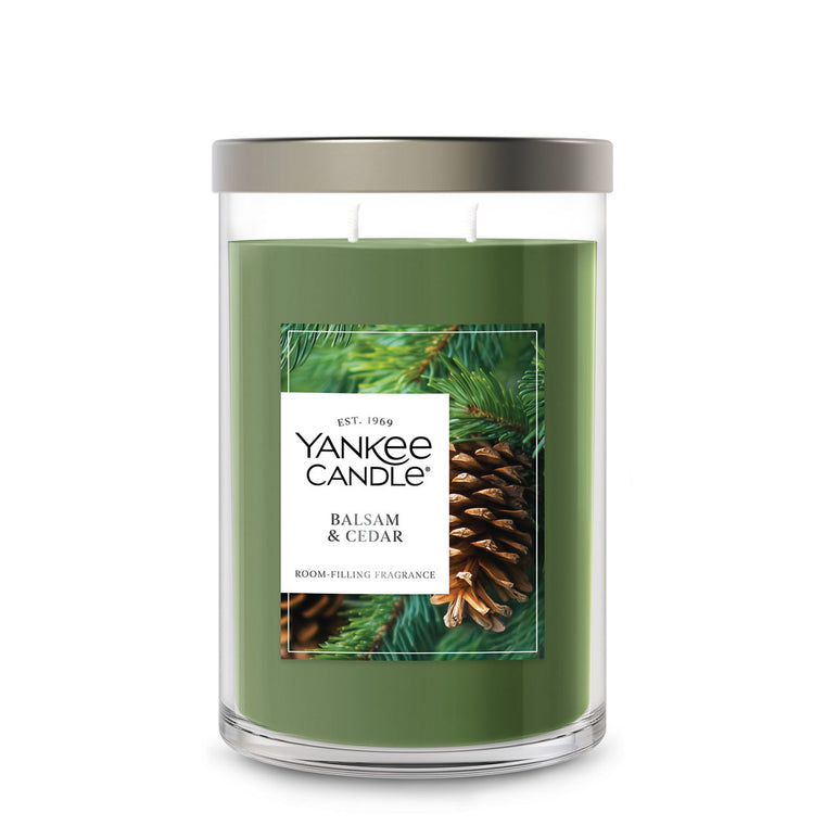 Balsam & Cedar Large Tumbler Candle H3