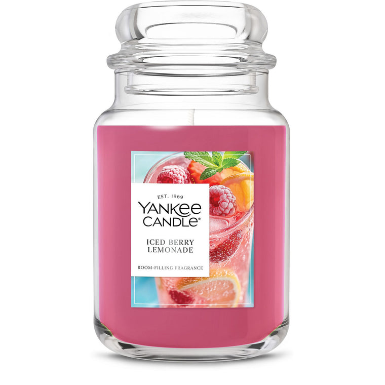 Iced Berry Lemonade Original Large Jar Candle T6