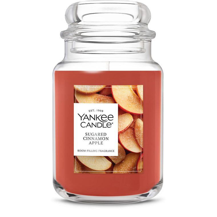 Sugared Cinnamon Apple Original Large Jar Candle U7