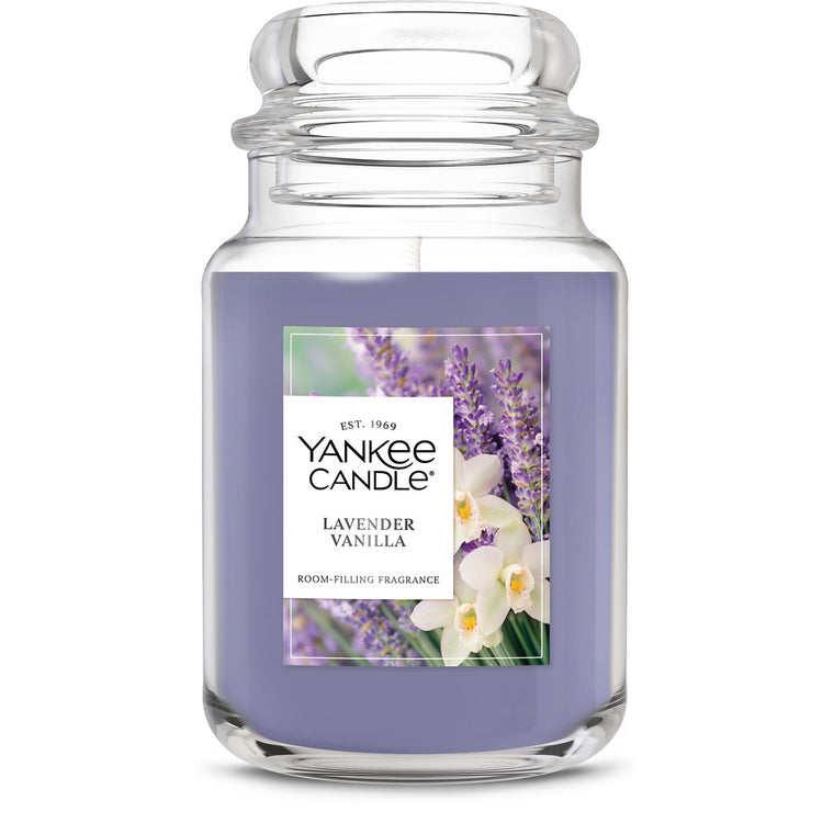 Lavender Vanilla Original Large Jar Candle E6