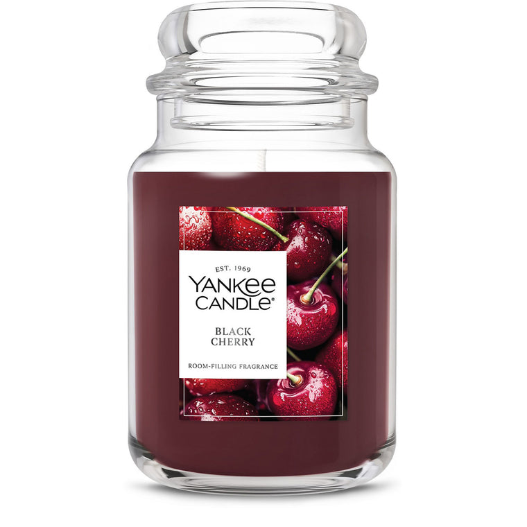 Black Cherry Original Large Jar Candle U1