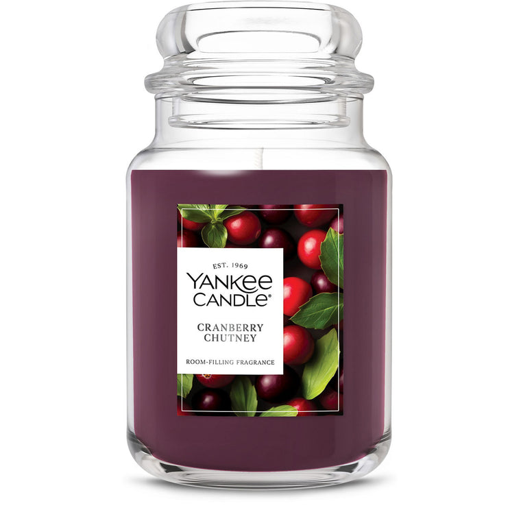 Cranberry Chutney Original Large Jar Candle R7