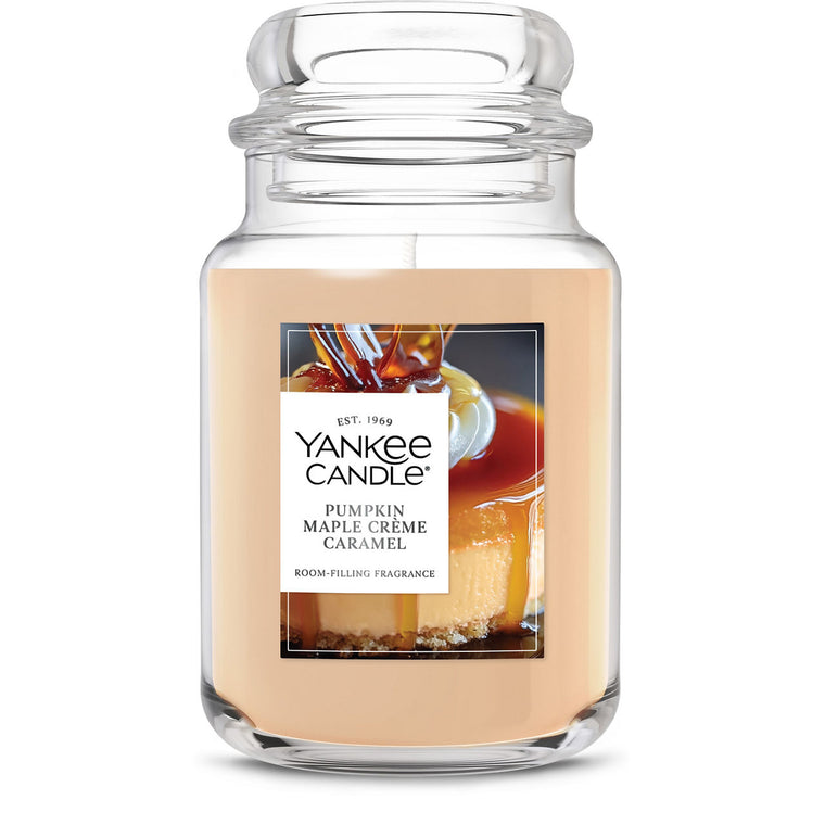 Pumpkin Maple Crème Caramel Original Large Jar Candle E8