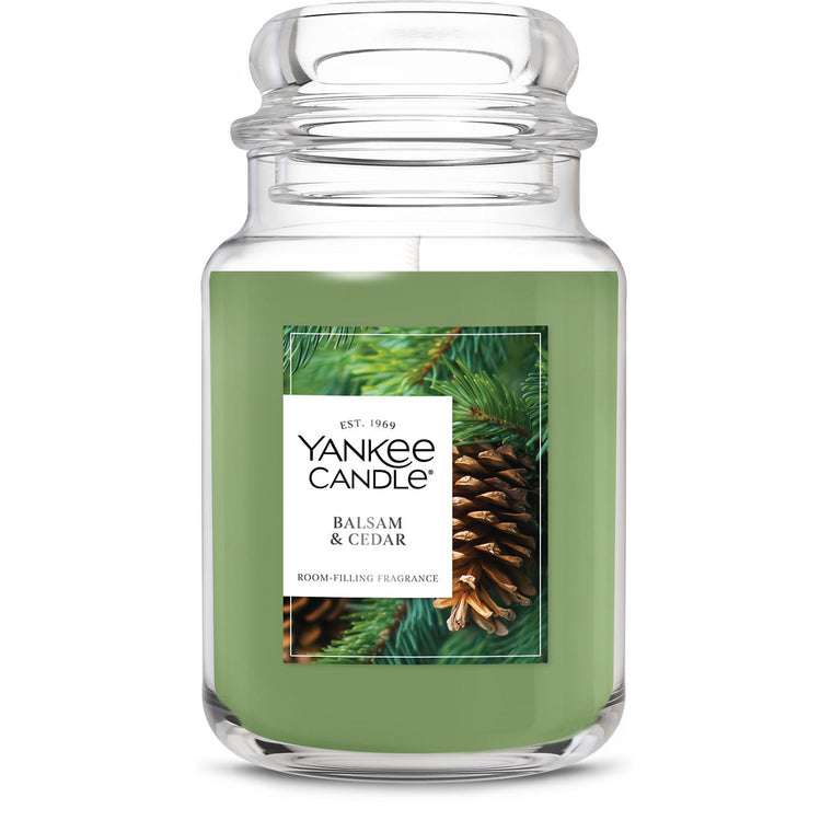 Balsam & Cedar Original Large Jar Candle W8