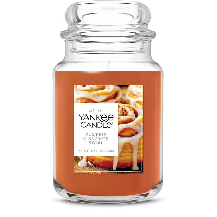 Pumpkin Cinnamon Swirl Original Large Jar Candle S2