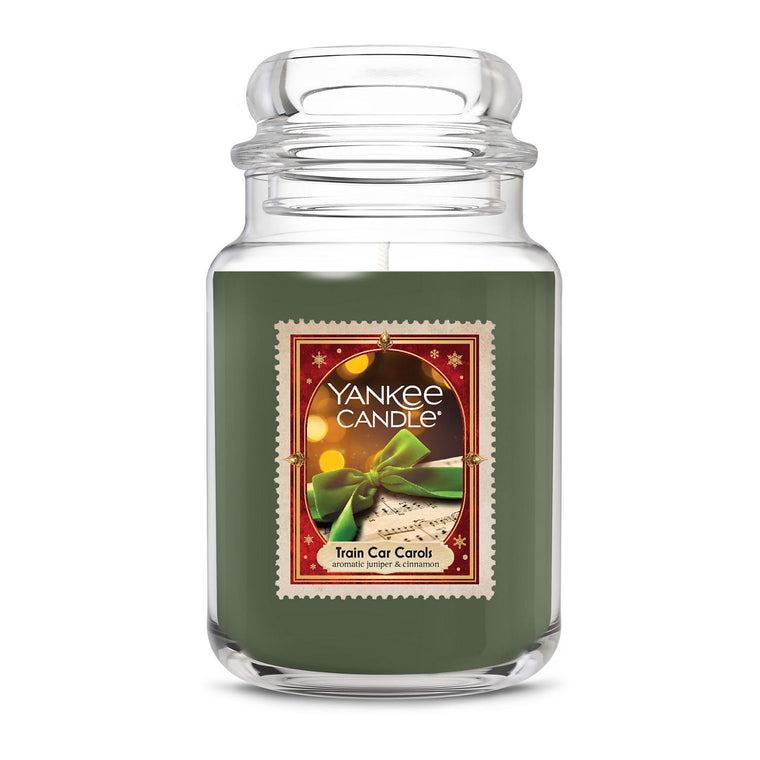 Train Car Carols Original Large Jar Candle S9