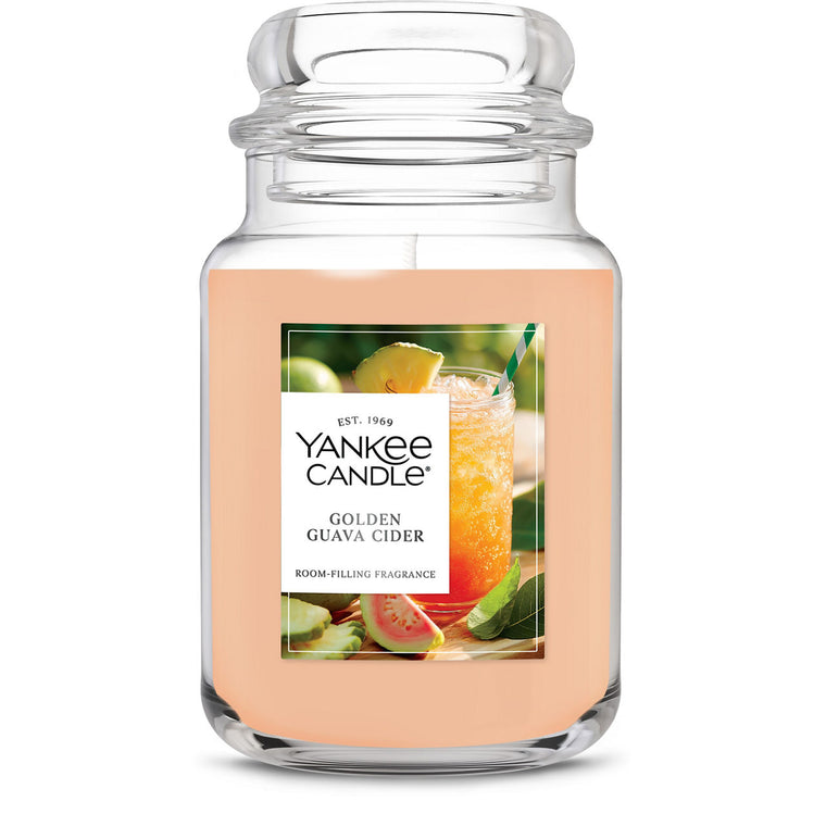 Golden Guava Cider Original Large Jar Candle Z3