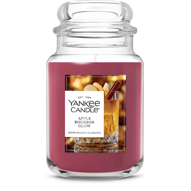 Apple Bourbon Glow Original Large Jar Candle X1
