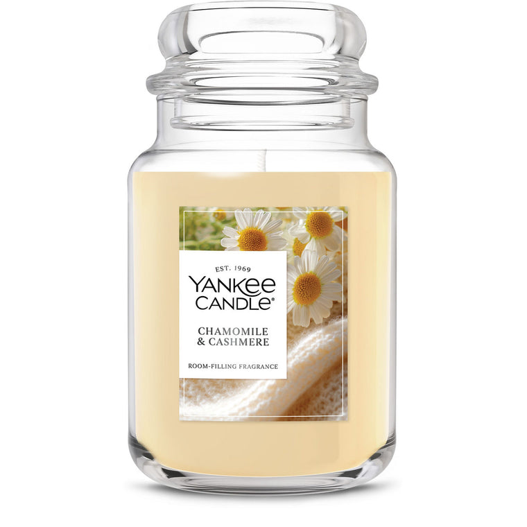 Chamomile & Cashmere Original Large Jar Candle W9