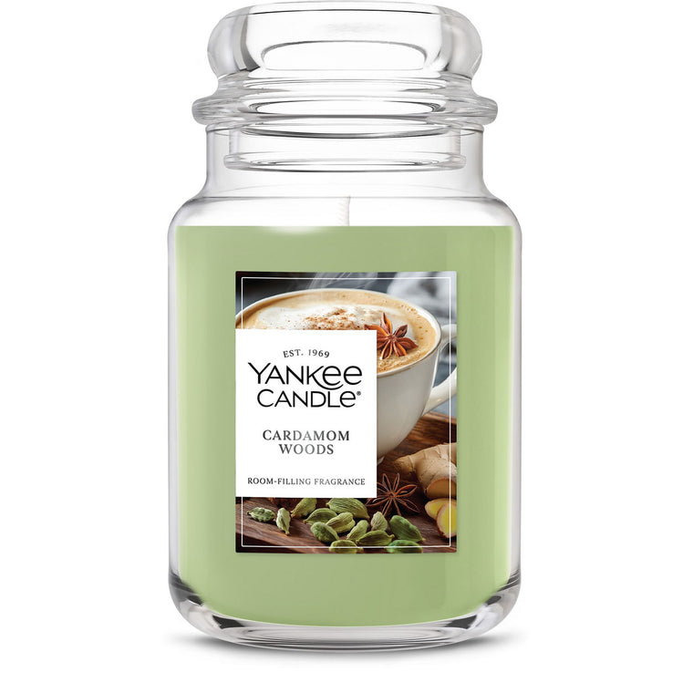 Cardamom Woods Original Large Jar Candle S9
