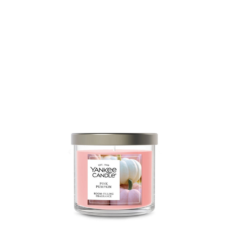 Pink Pumpkin Small Tumbler Candle J3