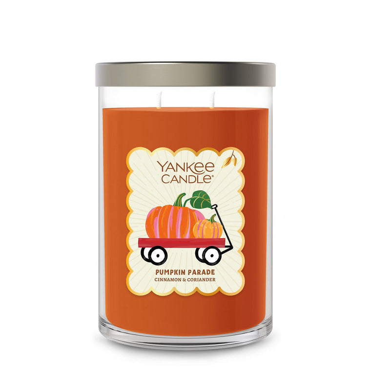 Pumpkin Parade Large Tumbler Candle E4