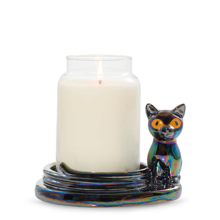 Twilight Whiskers Jar Candle Holder K8