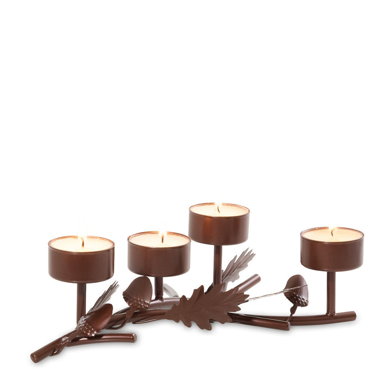 Acorn Branch Tea Light Candle Holder M6