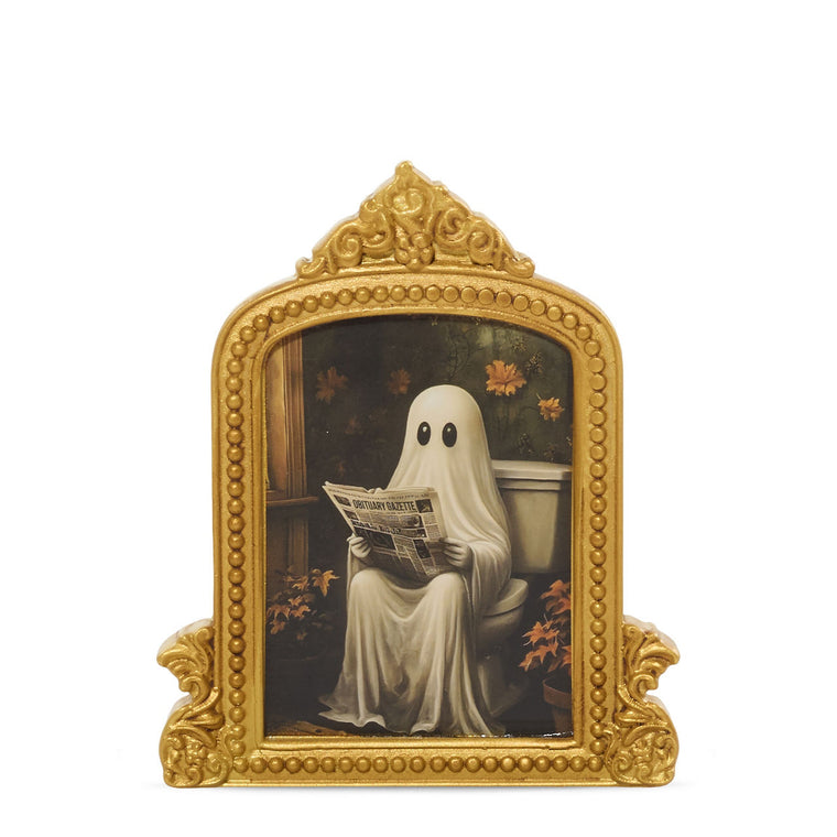 Reading Ghost Portrait Tea Light Candle Holder P9