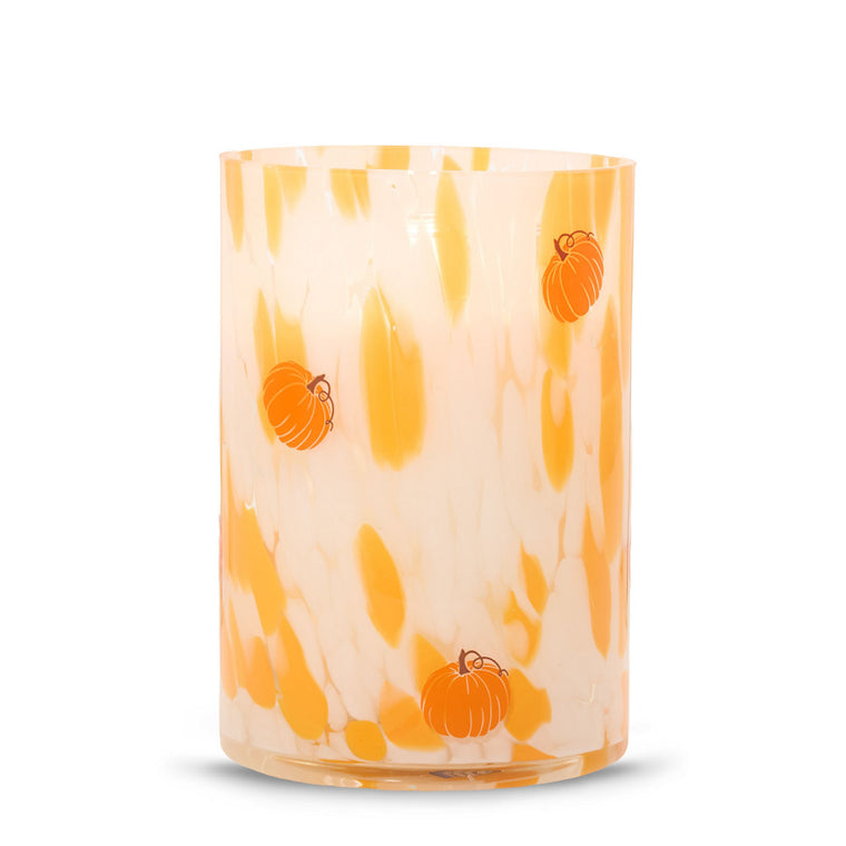Pumpkin Painter Jar Candle Holder Z5