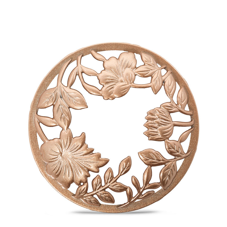 Floral Etch Illuma-Lid® Jar Candle Topper M3