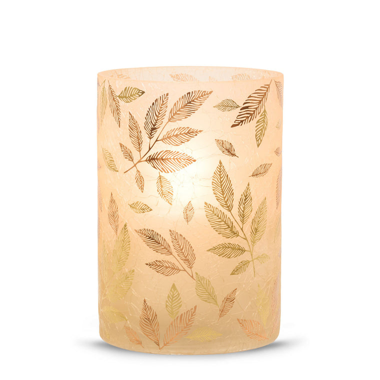 Frosted Gold Jar Candle Holder K2