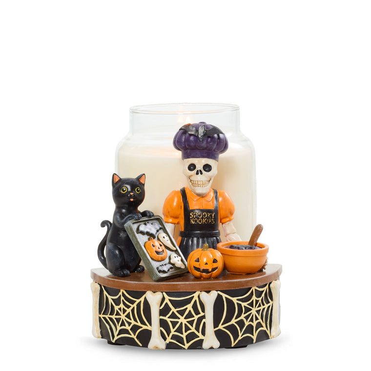 Bonebury Lane Spooky Kookies Jar Candle Holder M4