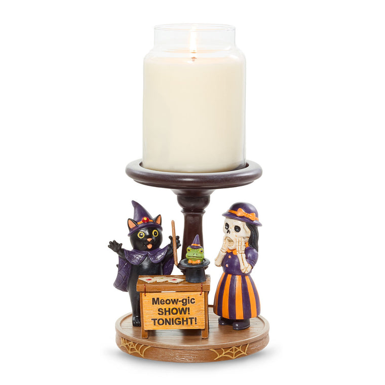Bonebury Lane Meow-gic Show Candle Pedestal G6